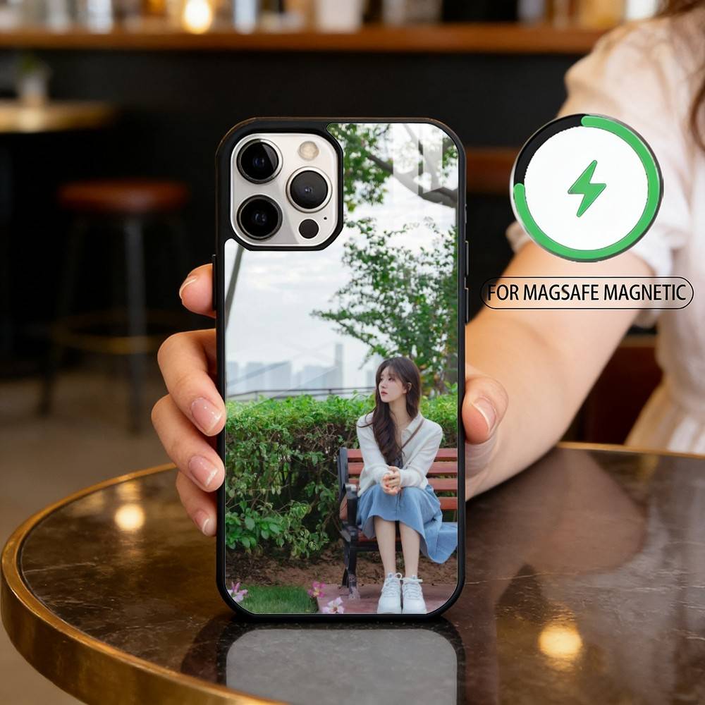Чехол для телефона китайской актрисы Луси Рози Чжао Для iPhone 17, 16, 15, 14, 13, 12, 11 Plus, Pro Max Магнитный Для Magsafe Беспроводная Зарядка