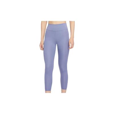 Леггинсы для йоги One Luxe Ankle Logo Print, женские леггинсы, фиолетовые BQ9995-482