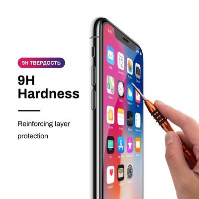 Полностью клейкое защитное стекло для iPhone 13 Pro Max, закаленное стекло 12 Mini 11 X XS XR 7 8 Plus 6 6s, защитная пленка для экрана