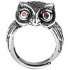 Vintage Owl Patron Saint Male and Female Ring Opening Adjustable Imitation Ring Cute Animal