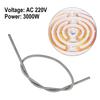 1 шт. 3000 Вт Нагревательный элемент Спираль Нагревательная проволока 3 кВт А1 Сопротивление печи Промышленная электрическая печь Проволока сопротивления
