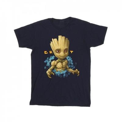 Мужская футболка с цветами Groot