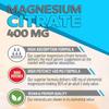 Airboy - 400mg Magnesium Citrate Capsules - Energy - Nervous System & Muscle Health