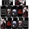 Чехол для телефона Samsung Galaxy S25 S24 S23 iPhone 16 15 Xiaomi Redmi Note 14 13 12 16E 11 Pro Max OPPO Moto Huawei Cartoon Tokyo Ghoul Ken Kaneki Cover