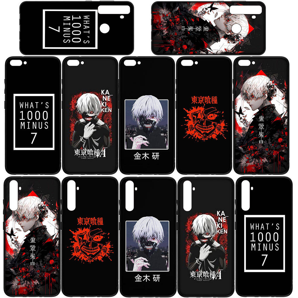 Чехол для телефона Samsung Galaxy S25 S24 S23 iPhone 16 15 Xiaomi Redmi Note 14 13 12 16E 11 Pro Max OPPO Moto Huawei Cartoon Tokyo Ghoul Ken Kaneki Cover