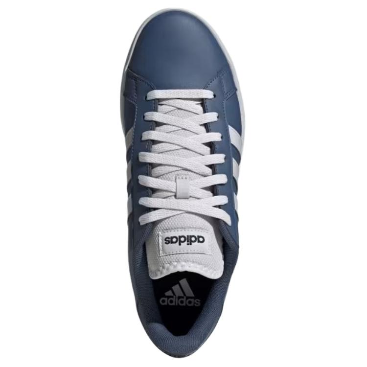 adidas Кроссовки Grand Court Base 2.0 Удобные Универсальные Мужские Кроссовки Синие JQ0526