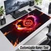 Custom Name Text Mouse Pad Ajax Amsterdam Personalized Desk Pad For Work And Gaming