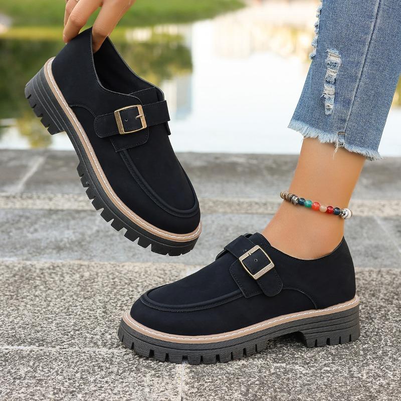 New Casual Simple Shoes Fashion Shoes Temperament Versatile Suede Women's Shoes
