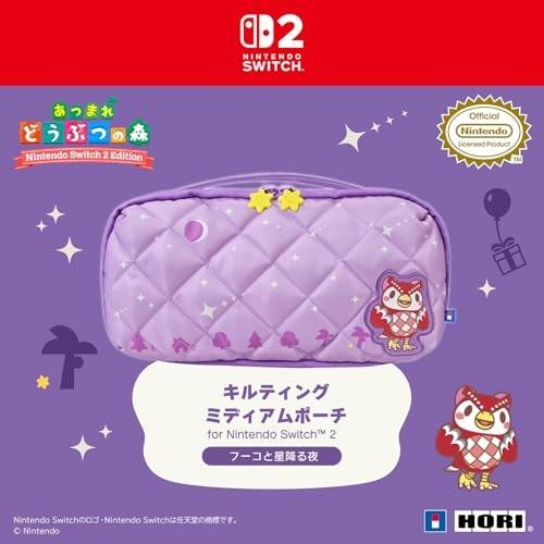 Animal Crossing Quilted Medium Pouch Nintendo Switch Hori Celestial Stars