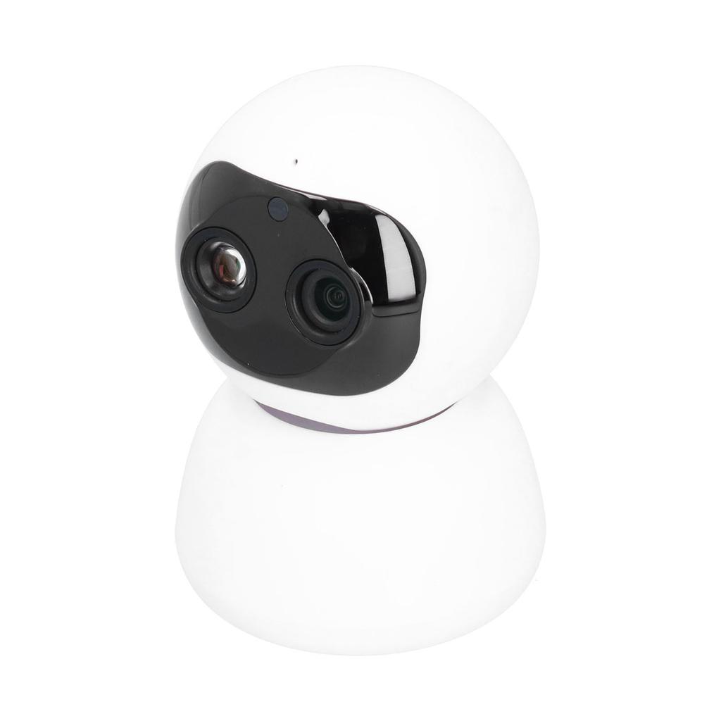 2MP WIFI Dual Lens Camera Robot Surveillance Infrared Night Vision 2?Way Audio 1080P 100?240VUS