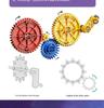 Kids' Science Education Electric Gear Building Blocks Set