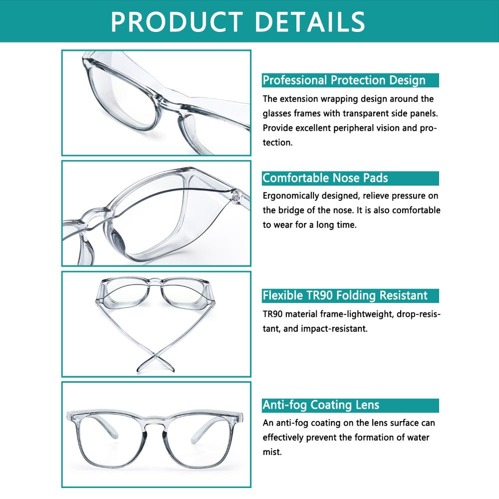 Protection Anti-saliva Blue Light Blocking Glasses Safety Glasses Anti-fog Anti Pollen Goggles