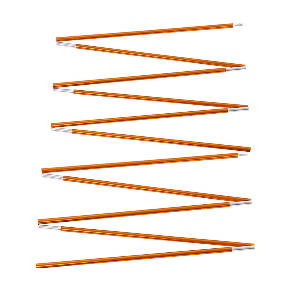 2 шт., наружная палатка из алюминиевого сплава, поддерживающая стержень, бар для пеших прогулок, кемпинга, золото