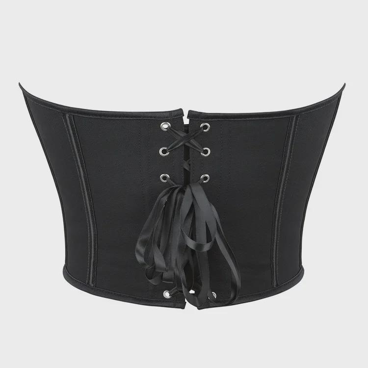 Милый сетчатый корсет-труба в форме сердца с открытыми плечами