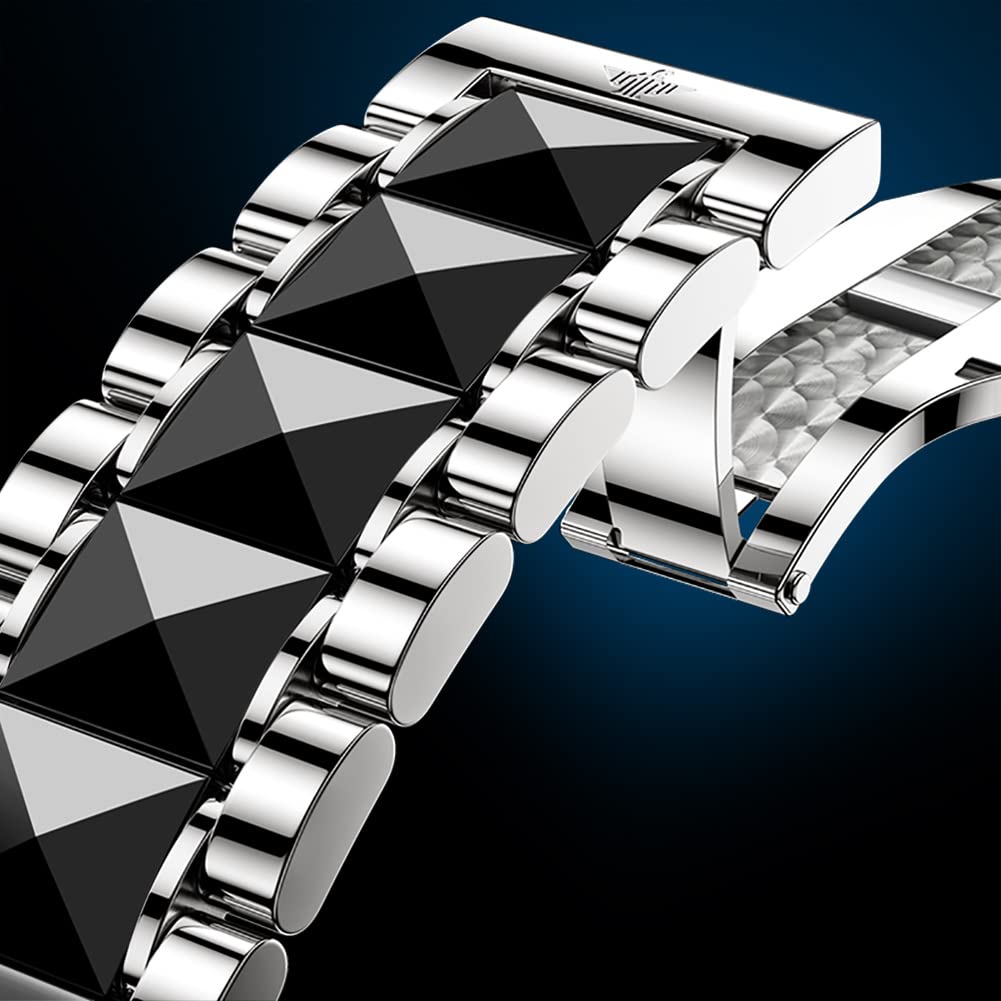 Часы OUPINKE Автоматические механические часы с удобным для чтения циферблатом Водонепроницаемые часы с календарем Автоматические с ручным заводом 40 мм Полый циферблат Мужские - Мужские - -