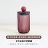 Стеклянная герметичная банка для декора дома с крышкой из грецкого ореха Банка для хранения чайных и кофейных зерен Контейнер для ватных палочек Декор Кухонные принадлежности для хранения
