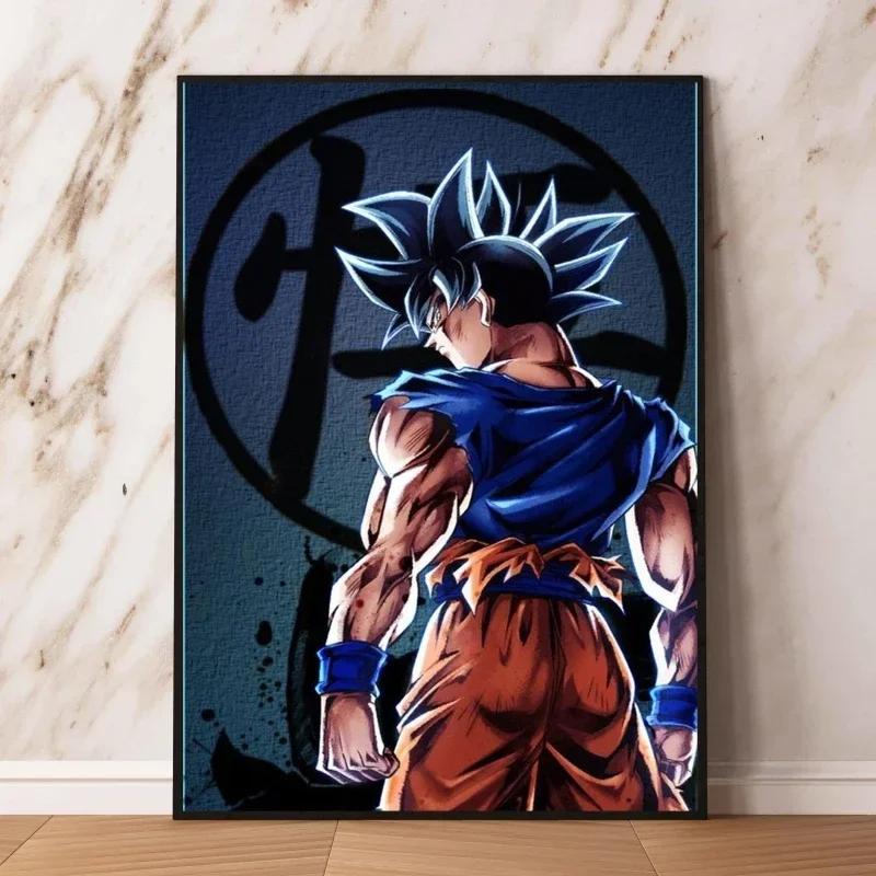 Anime  Canvas Painting Print Picture Goku Vegeta Hd Poster Children's Bedroom Decoration Wall Art Home Prints Gifts