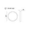Recessed LED fixture PT 12W 4000K white