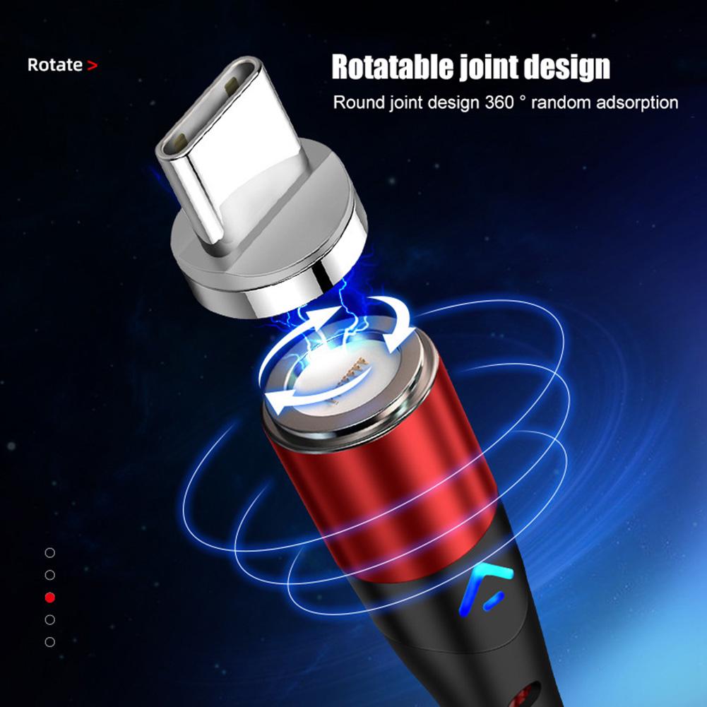 2P-ST Магнитный сверхбыстрый USB-кабель типа C, 5 А, Магнитный зарядный кабель