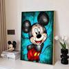 Disney Набор для алмазной живописи Микки Маус Витраж Иллюстрация Вышивка Настенное украшение DIY Набор Подарок Ручная работа Кристалл 5D Алмаз