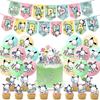 30pcs Pochacco Party Decorations Include a Banner, Cake Toppers, Balloons