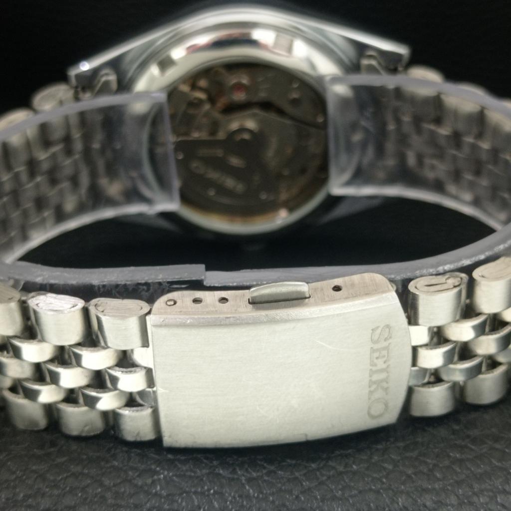 ВИНТАЖНЫЕ ОТРЕМОНТИРОВАННЫЕ МУЖСКИЕ АВТОМАТИЧЕСКИЕ ЧАСЫ SEIKO 6309A ЯПОНИЯ БЕЛЫЙ ЦИФЕРБЛАТ a442563-1