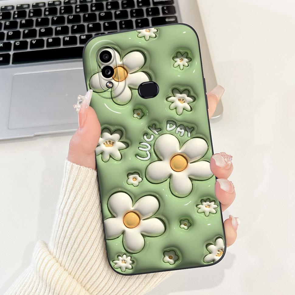 Для Samsung Galaxy A10s Чехол Роскошная Печать Мягкий Силикон Чехлы для Телефона Для Samsung A 10s A10s SM-A107F SM-A107M Задняя Крышка Coque