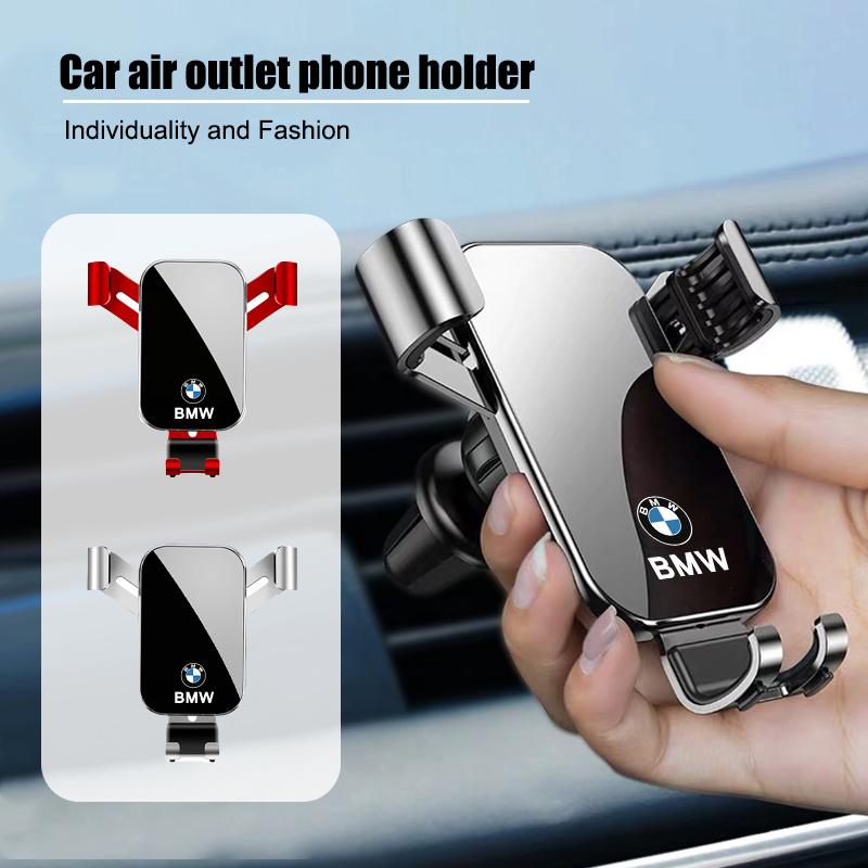 XMVPW1 For BMW Car Air Outlet Mobile Phone Holder Gravity Clamping Bracket For BMW F12 F13 G30 G32 F34 F40 F45 F46 X1 X2 X3 X5 X4 X6 X7
