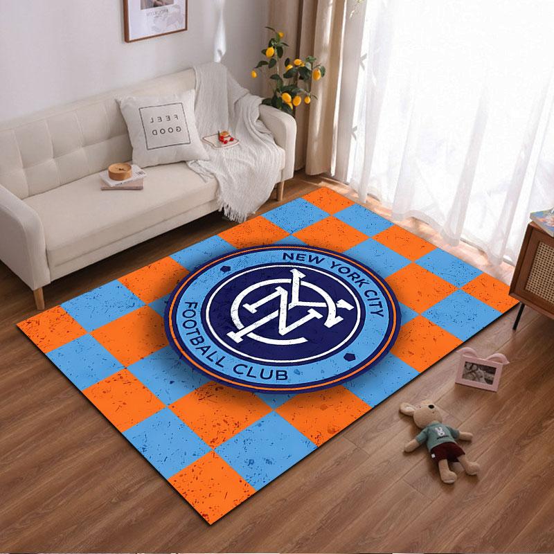New York City FC Logo Carpet suitable as a non-slip mat for the living room or bedroom sofa
