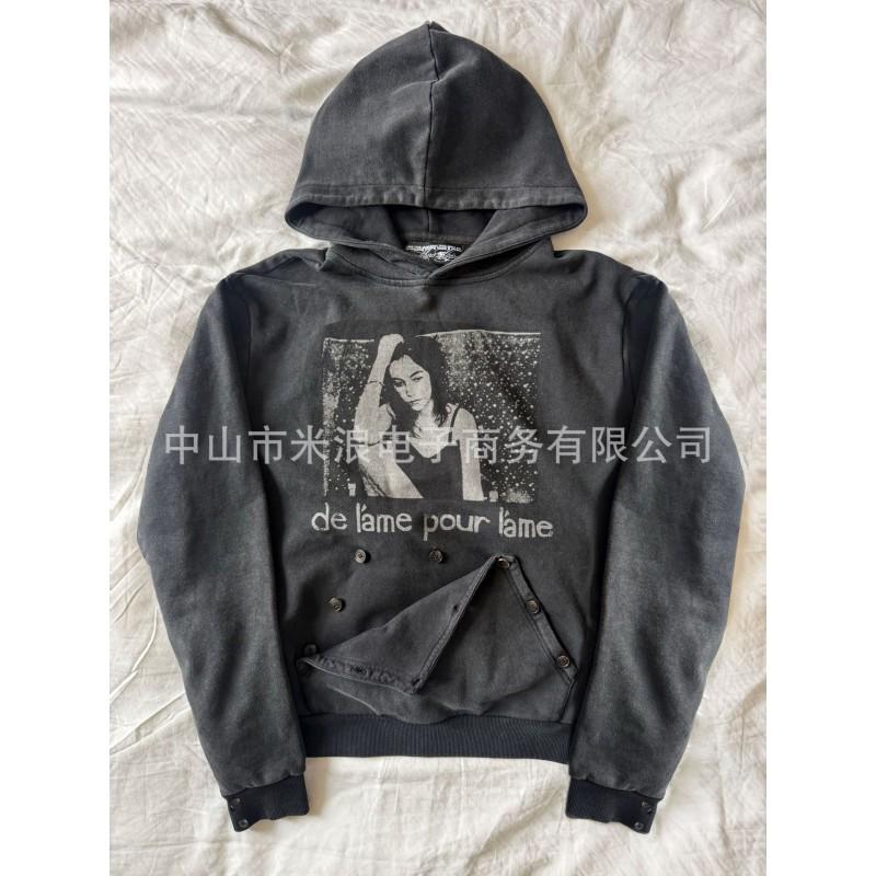 Unisex Oversized Hooded Sweatshirt With 3D Graphic Print Streetwear Loose Fit Hip Hop Style