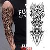 New 1 PC 480*170MM Super Large Compass Wolf Head Eye Fake Lion God Feather  Temporary Tattoo Sleeves For Men Women Tattoo Full Arm Tattoo Sticker