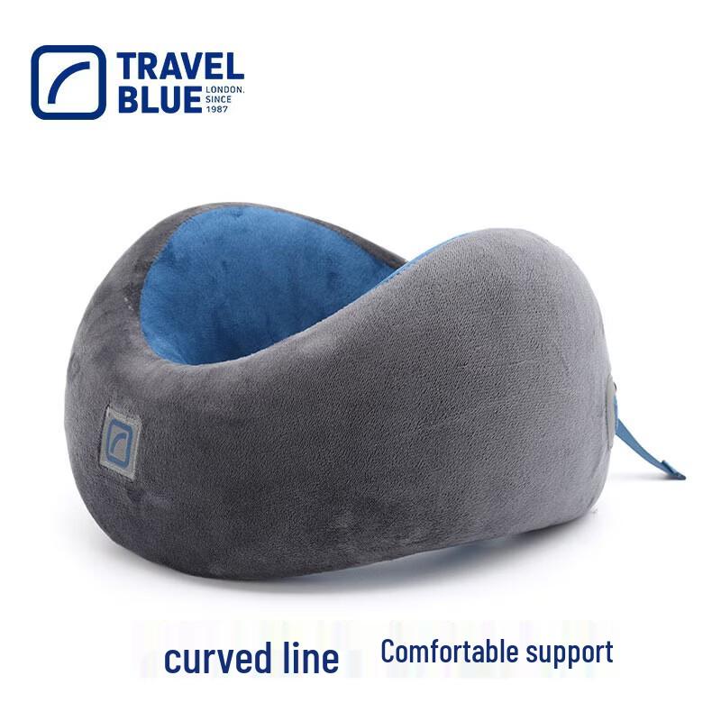 TRAVEL BLUE Подушка для шеи из бесконечной пены с эффектом памяти