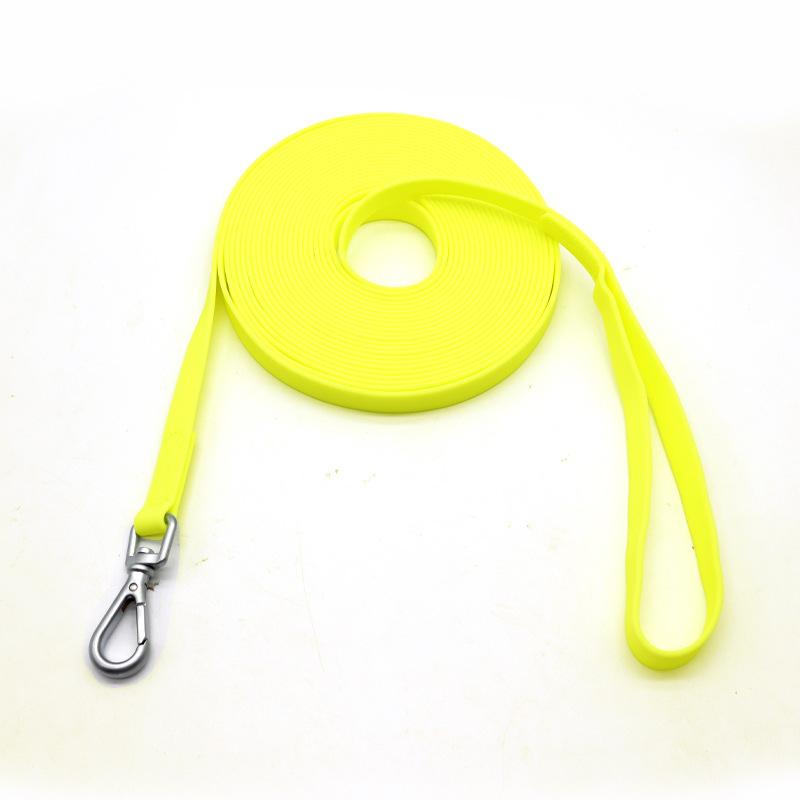 Hot-selling pet products training dog leash does not restrain the hand dog chain pvc easy to clean extended leash dog leash