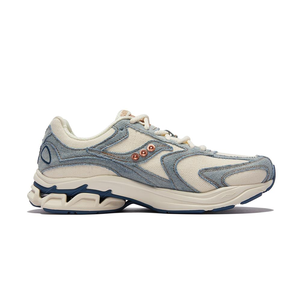 SAUCONY Grid Fusion LC Мягкие Удобные Дышащие Беговые Кроссовки Унисекс Кроссовки Бежевые S79093-15