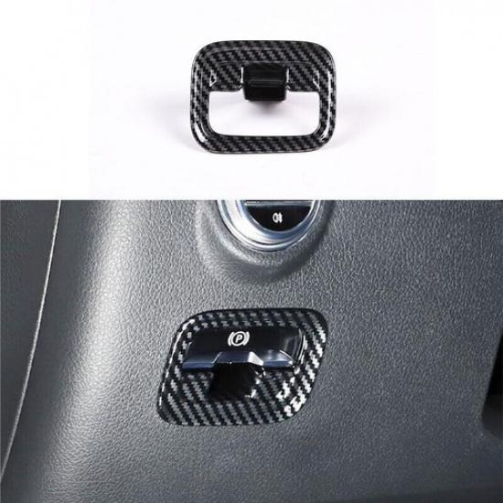 For Benz EQE EQS - ABS Carbon Fiber Inner Electronic Brake Cover Trim