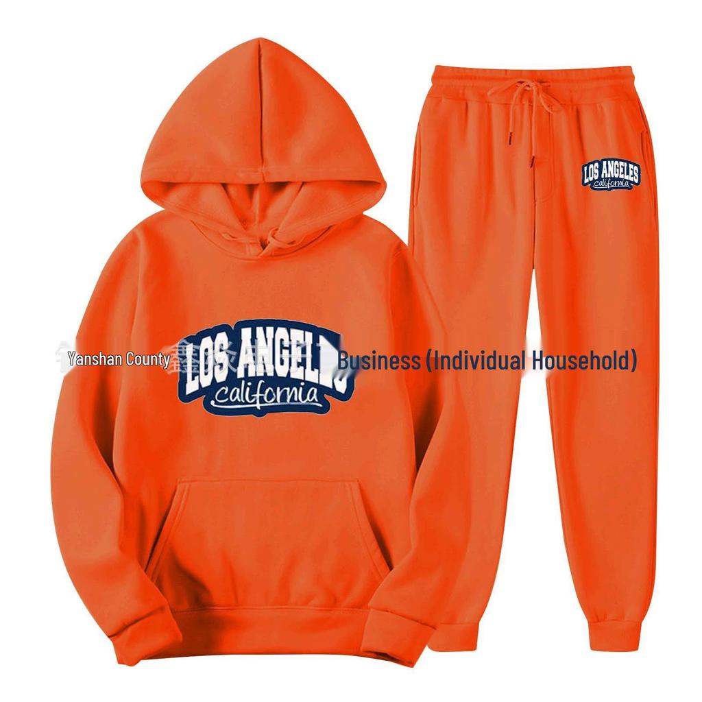 Men's Fashion Fleece Pullover & Sports Hoodie Set