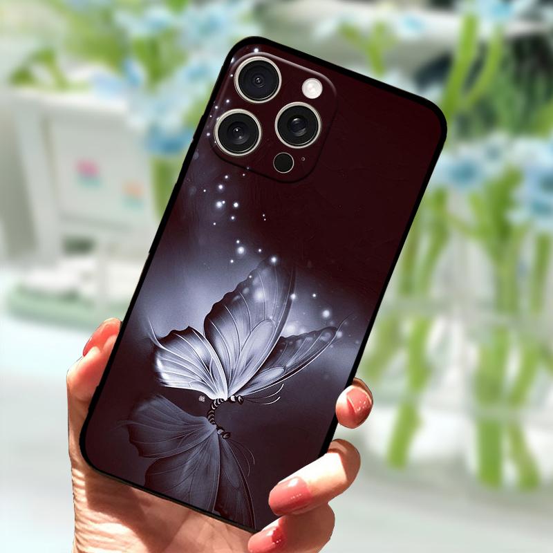 Чехлы с мультяшными рисунками для iPhone 15 Pro Max, силиконовые, из ТПУ, мягкие, для Apple iPhone 13, 14, 12 Pro, защитные чехлы для телефонов.