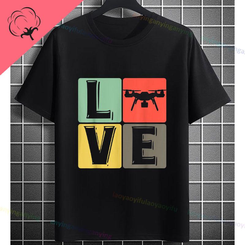 Funny Fpv Drone Quadcopter Graphic Tshirt With Depressed Drone Needs A Friend Slogan Pure Cotton Short Sleeve Casual Tshirt
