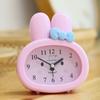 Милый мультяшный будильник с маленьким кроликом для мальчика, девочки, ребенка, студента, использующего ленивый маленький будильник, прикроватный маленький будильник