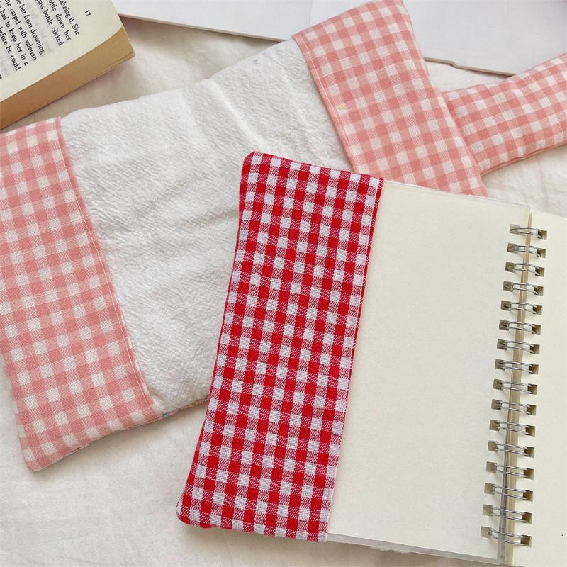 Сладкий формат А6 Ручной работы Цветочный принт Обложка для книги-жакета Портативный блокнот-ежедневник Защитный чехол Хранение книг Подвесное украшение