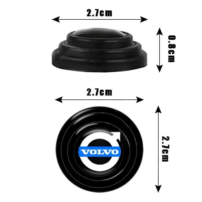 10Pcs For Volvo Car Door Anti-shock Silicone Pad Anti-collision Soundproof Shock For XC60 S60 S80 V60 XC40 C40 S40 Accessories