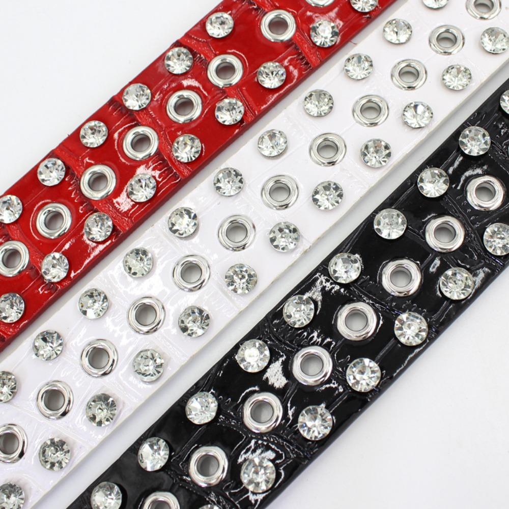 Retro Diamond Waistband Casual Trouser Belt Fashion Waist Decoration Women