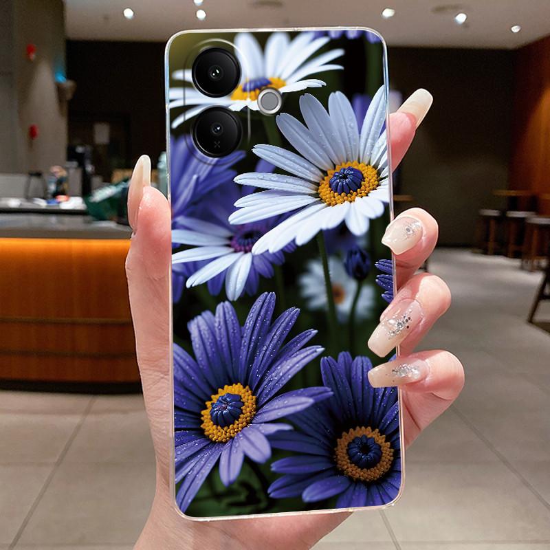 Чехол Для Vivo V60 Lite Эстетичный Роскошный Дракон Милый Крутой Мальчики Девочки Мягкий силикон Чехол для телефона Задняя крышка Прозрачный ТПУ Оболочка