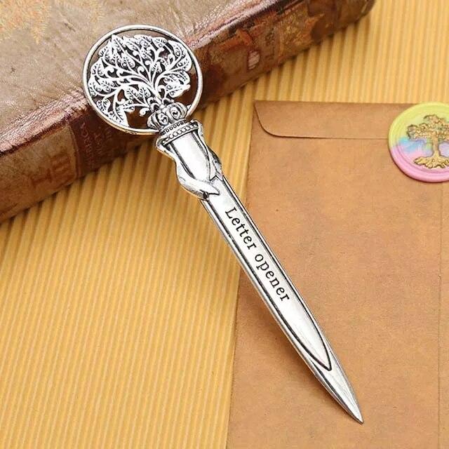 Универсальный нож в стиле ретро, ​​мини-портативный нож для резки бумаги, открывалка для конвертов с письмами, нож для экспресс-коробки, нож для резки коробок, принадлежности для студентов