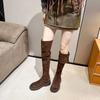 Over-knee Boots Children's Long Boots Autumn and Winter Thick-soled Velvet Long Boots High Boots Folding Boots