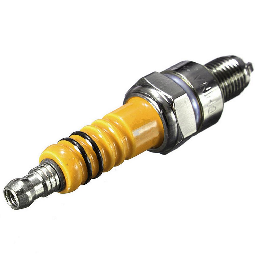 Свеча зажигания для мотоцикла, насадка для 110-кубового внедорожного горизонтального двигателя GY6, модификация скутера 125 куб. см, свечи зажигания A7TJC, аудио 49 куб. см