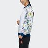adidas Женская спортивная куртка Neo с цветочным принтом Белая Темно-синяя EJ7084