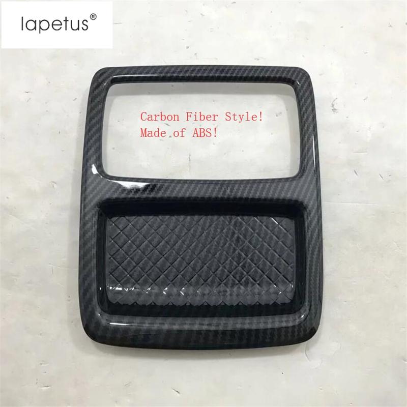 Rear Seat Water Cup Holder Frame Panel Decoration Cover Trim For Honda Accord 2018 - ABS Matte / Carbon Fiber Accessories