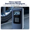 Накачка шин Портативный воздушный компрессор 6000 мАч Беспроводной DC12V 150PSI Мощный воздушный насос для шин со световым цифровым дисплеем
