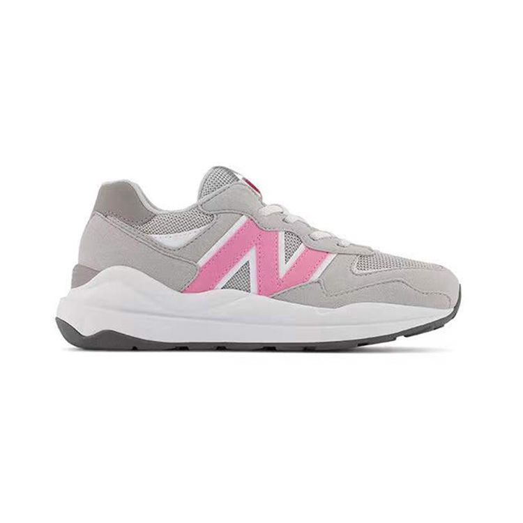 New Balance Кроссовки детские низкие ретро беговые серии 5740 серые розовые PV5740BP
